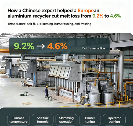 Case Study – How a Chinese Expert Helped a European Recycler Reduce Melt Loss