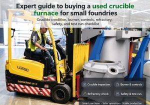 What to Look for in a Used Crucible Furnace for Small Foundries