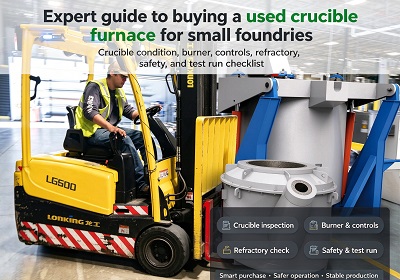 What to Look for in a Used Crucible Furnace for Small Foundries