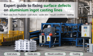 Why Is My Aluminum Ingot Casting Line Producing Surface Defects